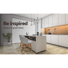 Load image into Gallery viewer, 2x Chair Stools - Wood - Fabric - Light Grey