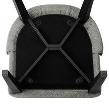 Load image into Gallery viewer, 2x Dining Chairs - Fabric - Grey