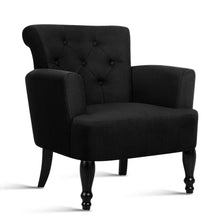 Load image into Gallery viewer, Artiss French Lorraine Chair Retro Wing - Black