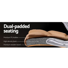 Load image into Gallery viewer, Artiss Massage Office Chair Gaming Chair Computer Desk Chair 8 Point Vibration Espresso