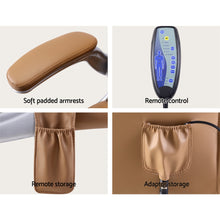 Load image into Gallery viewer, Artiss Massage Office Chair Gaming Chair Computer Desk Chair 8 Point Vibration Espresso