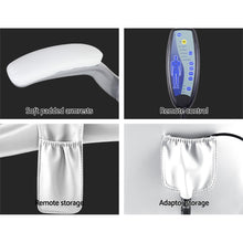 Load image into Gallery viewer, PU Leather 8 Point Massage Office Chair - White