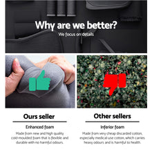 Load image into Gallery viewer, Artiss Electric Massage Office Chairs Recliner Computer Gaming Seat Footrest Black