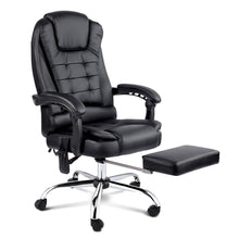Load image into Gallery viewer, 8 Point Reclining Message Chair - Black