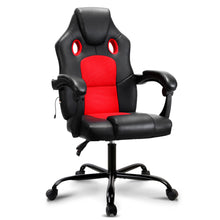 Load image into Gallery viewer, Artiss Massage Office Chair Gaming Computer Seat Recliner Racer Red