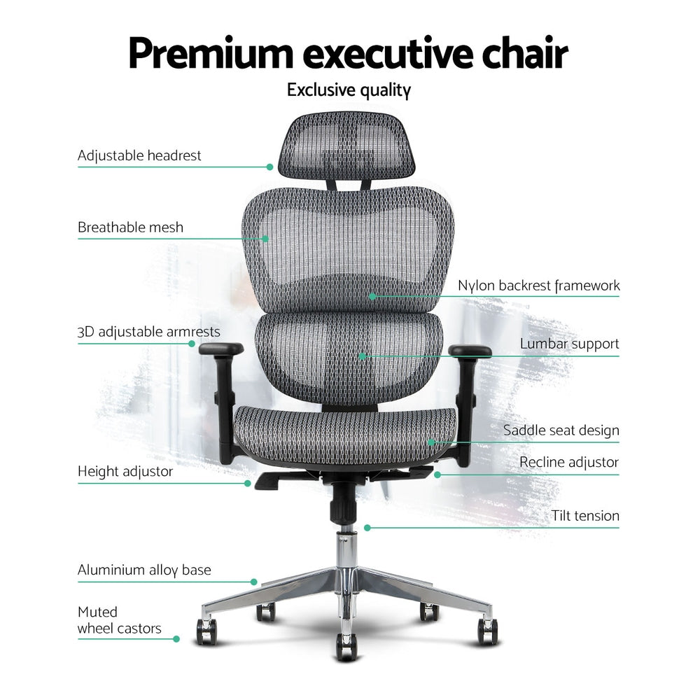 Office, Computer or Gaming Reclining Mesh Net Seat Adjustable