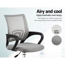 Load image into Gallery viewer, Office, Computer or Gaming Chair - Executive Mesh - Mid Back - Grey
