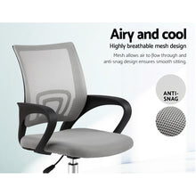 Load image into Gallery viewer, Office, Computer or Gaming Chair - Executive Mesh - Mid Back - Grey