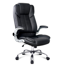 Load image into Gallery viewer, PU Leather Executive Office Desk Chair - Black