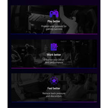 Load image into Gallery viewer, Gaming-Office-Study Chair - PU Leather Rotatable Recliner - Retractable Footrest - 7 Colours - Pink, Blue, Green, Grey, Red, White, Yellow