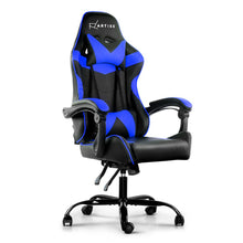 Load image into Gallery viewer, Artiss Gaming Office Chairs Computer Seating Racing Recliner Racer Black Blue