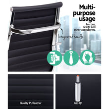 Load image into Gallery viewer, Office Chair - Eames Replica - Executive Mid Back Seating - PU Leather - Black