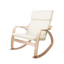 Load image into Gallery viewer, Rocking Armchair - Washable Fabric - Beige

