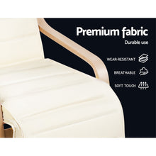 Load image into Gallery viewer, Armchair with Adjustable Footrest - Washable Fabric - 2 Colours (Beige &amp; Black)
