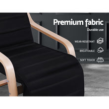 Load image into Gallery viewer, Armchair with Adjustable Footrest - Washable Fabric - 2 Colours (Beige &amp; Black)
