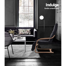 Load image into Gallery viewer, Armchair with Adjustable Footrest - Washable Fabric - 2 Colours (Beige &amp; Black)
