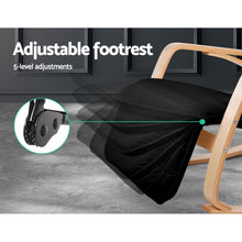 Load image into Gallery viewer, Rocking Armchair with Adjustable Footrest - Washable Fabric - 3 Colours (Black, Charcoal &amp; Beige)
