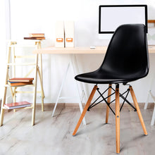 Load image into Gallery viewer, 4x Retro Chairs - Beech Wood - 2 Colours - Black or White
