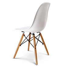 Load image into Gallery viewer, 2x Retro Chairs - Beech Wood - White
