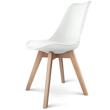 Load image into Gallery viewer, 2x Padded Chairs - Beech Wood - 2 Colours - Black, White
