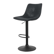 Load image into Gallery viewer, 2x Chair Stools - Classic Vintage Leather - Gas Lift/Swivel - Brown, Black

