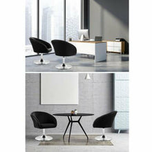 Load image into Gallery viewer, Chair Stool - Gas Lift/Swivel - Leather - Circular - Black
