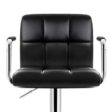 Load image into Gallery viewer, 2x Chair Stools - Leather/Chrome - Gas Lift/Swivel - White, Black
