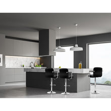 Load image into Gallery viewer, 2x Chair Stools - Leather/Chrome - Gas Lift/Swivel - White, Black
