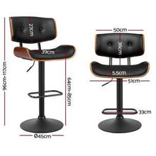 Load image into Gallery viewer, Chair Stool - Leather - Gas Lift/Swivel - Black
