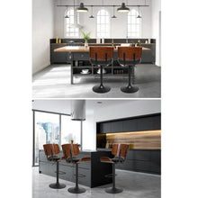 Load image into Gallery viewer, Chair Stool - Leather - Gas Lift/Swivel - Black
