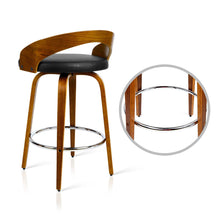 Load image into Gallery viewer, 2x Chair Stools - Wood - Black
