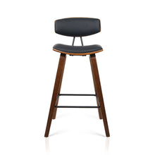 Load image into Gallery viewer, 2x Chair Stools - PU Leather - Black
