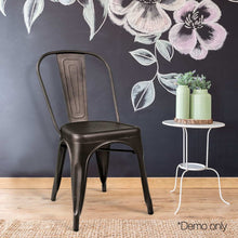 Load image into Gallery viewer, 4x Cafe or Waiting Room Chairs - Gunmetal
