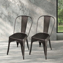 Load image into Gallery viewer, 4x Cafe or Waiting Room Chairs - Gunmetal
