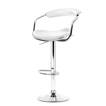 Load image into Gallery viewer, 2x Chair Stools - PU Leather - White
