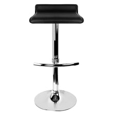 Load image into Gallery viewer, 2x Chair Stools - Leather - PU Gas Lift - Black
