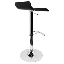 Load image into Gallery viewer, 2x Chair Stools - Leather - PU Gas Lift - Black
