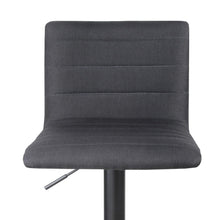 Load image into Gallery viewer, 2x Stools - Fabric - Gas Lift - Swivel - Black
