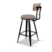 Load image into Gallery viewer, Industrial Swivel Chair Stool - Black

