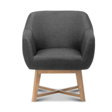 Load image into Gallery viewer, Artiss Aston Tub Accent Chair Charcoal
