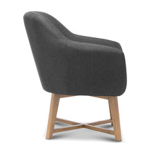 Load image into Gallery viewer, Artiss Aston Tub Accent Chair Charcoal
