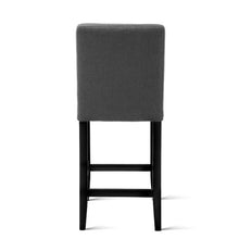 Load image into Gallery viewer, 2x French Provincial Chair Stools - Wooden - Charcoal
