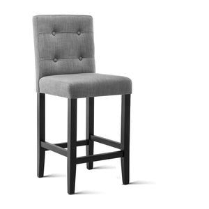 2x French Provincial Chair Stools - Grey