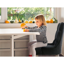 Load image into Gallery viewer, Chair - Dining - French Provincial - Retro Cafe - Wood/Fabric - Black
