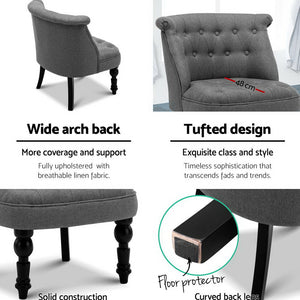 Waiting Room Chair - Lorraine - Grey