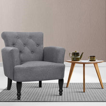 Load image into Gallery viewer, Artiss French Lorraine Chair Retro Wing - Grey
