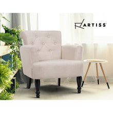 Load image into Gallery viewer, Artiss French Lorraine Chair Retro Wing - Taupe
