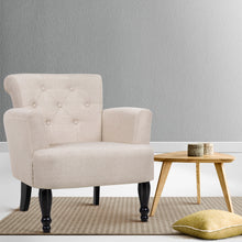 Load image into Gallery viewer, Artiss French Lorraine Chair Retro Wing - Taupe
