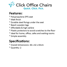 Load image into Gallery viewer, 2x Retro Chairs - Beech Wood - White
