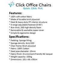 Load image into Gallery viewer, Armchair with Adjustable Footrest - Washable Fabric - 2 Colours (Beige &amp; Black)
